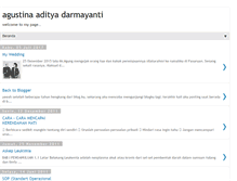 Tablet Screenshot of agustinaadityadarmayanti.blogspot.com