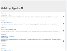 Tablet Screenshot of hjpotter92.blogspot.com