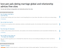 Tablet Screenshot of lovedatingmarriage.blogspot.com