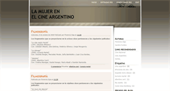 Desktop Screenshot of lamujerenelcineargentino.blogspot.com