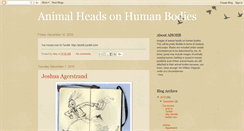 Desktop Screenshot of animalheadsonhumanbodies.blogspot.com