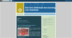 Desktop Screenshot of nero-download-free.blogspot.com