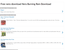 Tablet Screenshot of nero-download-free.blogspot.com