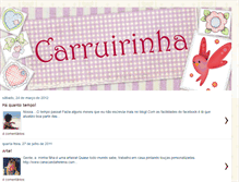 Tablet Screenshot of carruirinha.blogspot.com