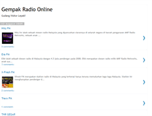 Tablet Screenshot of gempakradio.blogspot.com