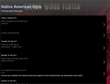 Tablet Screenshot of livingwoodnativeamericanstyleflutes.blogspot.com