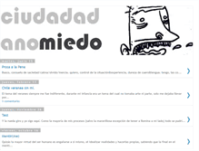 Tablet Screenshot of ciudadanomiedo.blogspot.com