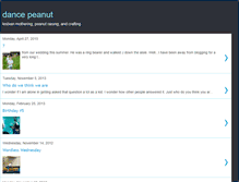 Tablet Screenshot of dancepeanut.blogspot.com