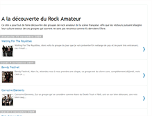 Tablet Screenshot of decouverte-rock.blogspot.com