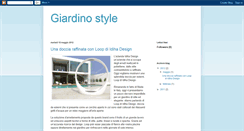 Desktop Screenshot of giardinostyle.blogspot.com