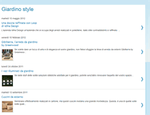 Tablet Screenshot of giardinostyle.blogspot.com