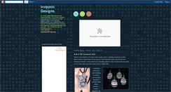 Desktop Screenshot of iroquois-designs.blogspot.com