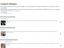 Tablet Screenshot of iroquois-designs.blogspot.com