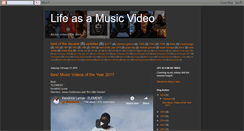 Desktop Screenshot of lifeasamusicvideo.blogspot.com