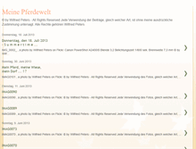 Tablet Screenshot of meinepferdewelt.blogspot.com