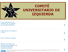 Tablet Screenshot of comiteuniversitariodeizquierda.blogspot.com