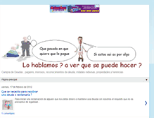 Tablet Screenshot of compramos-deudas.blogspot.com