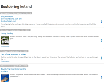 Tablet Screenshot of boulderingireland.blogspot.com