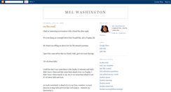 Desktop Screenshot of melwashington.blogspot.com