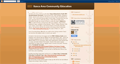 Desktop Screenshot of itascaareacommunityeducation.blogspot.com