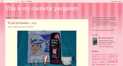 Desktop Screenshot of cosmeticpurgatory.blogspot.com