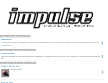 Tablet Screenshot of impulseracing.blogspot.com