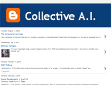 Tablet Screenshot of collectiveai.blogspot.com