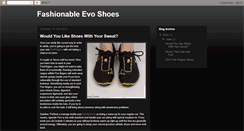 Desktop Screenshot of fashionableevoshoes.blogspot.com