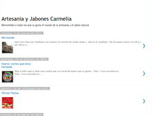 Tablet Screenshot of jabonescarmelia.blogspot.com