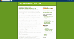 Desktop Screenshot of criticalfineartpractice.blogspot.com