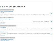 Tablet Screenshot of criticalfineartpractice.blogspot.com