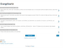 Tablet Screenshot of evangelizarte.blogspot.com