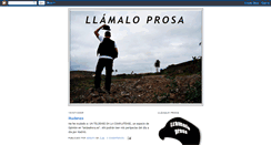 Desktop Screenshot of llamaloprosa.blogspot.com