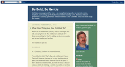 Desktop Screenshot of boldandgentle.blogspot.com