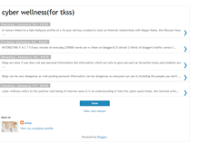 Tablet Screenshot of cyberwellnesstkss.blogspot.com