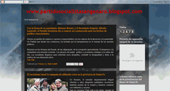 Desktop Screenshot of partidosocialistasangenaro.blogspot.com