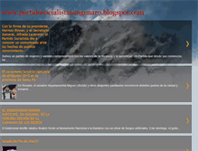 Tablet Screenshot of partidosocialistasangenaro.blogspot.com