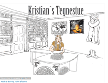 Tablet Screenshot of kristianstegnestue.blogspot.com