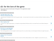 Tablet Screenshot of d3fortheloveofthegame.blogspot.com