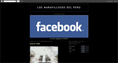 Desktop Screenshot of losmaravillososdelperu.blogspot.com