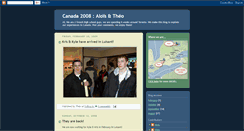 Desktop Screenshot of francecanada2008.blogspot.com