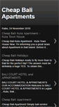 Mobile Screenshot of cheapbaliapartments.blogspot.com