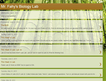 Tablet Screenshot of fahybiolab.blogspot.com