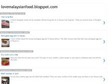 Tablet Screenshot of lovemalaysianfood.blogspot.com