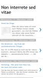 Mobile Screenshot of non-interrete-sed-vitae.blogspot.com