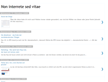 Tablet Screenshot of non-interrete-sed-vitae.blogspot.com