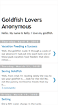 Mobile Screenshot of goldfishlovers-anonymous.blogspot.com