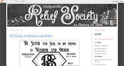 Desktop Screenshot of hedgesvillereliefsociety.blogspot.com