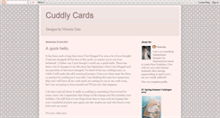 Desktop Screenshot of cuddlycards.blogspot.com