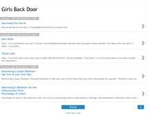 Tablet Screenshot of girls-backdoor.blogspot.com